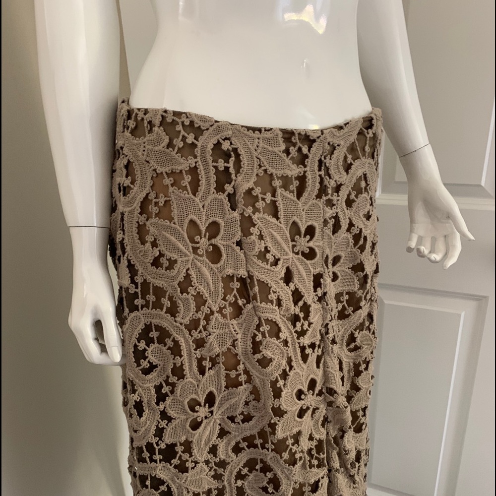 CARVEN GUIPURE LACE SKIRT $1690  SIZE 42 PERFECTO! - Picture 3 of 6